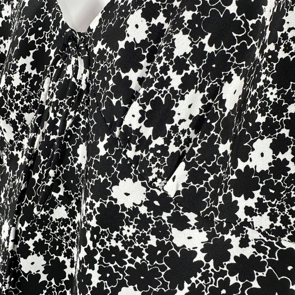 Vintage Y2K EXPRESS Worldwide Brand Size 5/6 Black / White Sun Dress - Picture 5 of 13